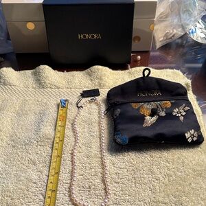 Vintage Honora 16” Silver and Cultured Pearl Necklace- 5mm